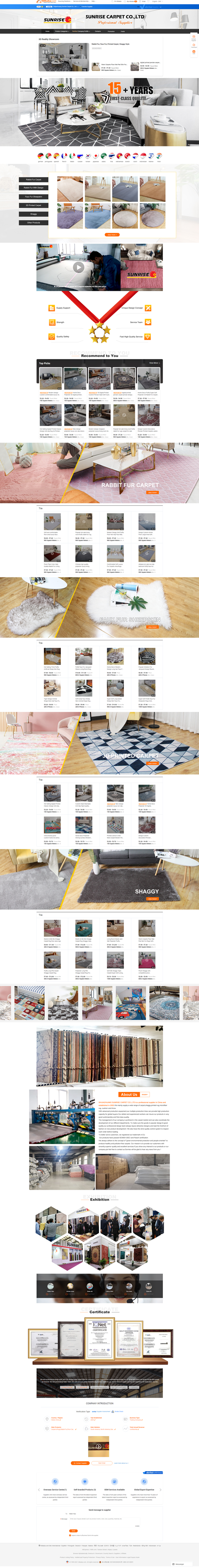 地毯阿里國(guó)際站代運(yùn)營(yíng)案例